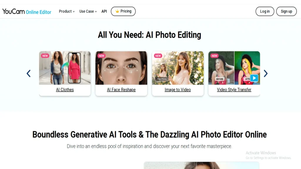 Best 28 Apps Like Remini — Photo Enhancer in 2025 1 YouCam Online Editor, AI photo editing tools overview