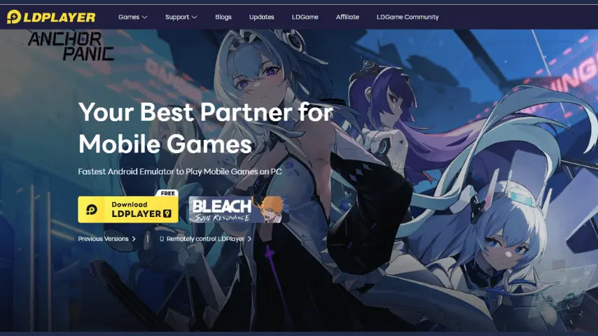 Top 5 Best Android Emulators for PC and Mac in 2025 3 LDPlayer screenshot showing where users can download the emulator to run Android apps